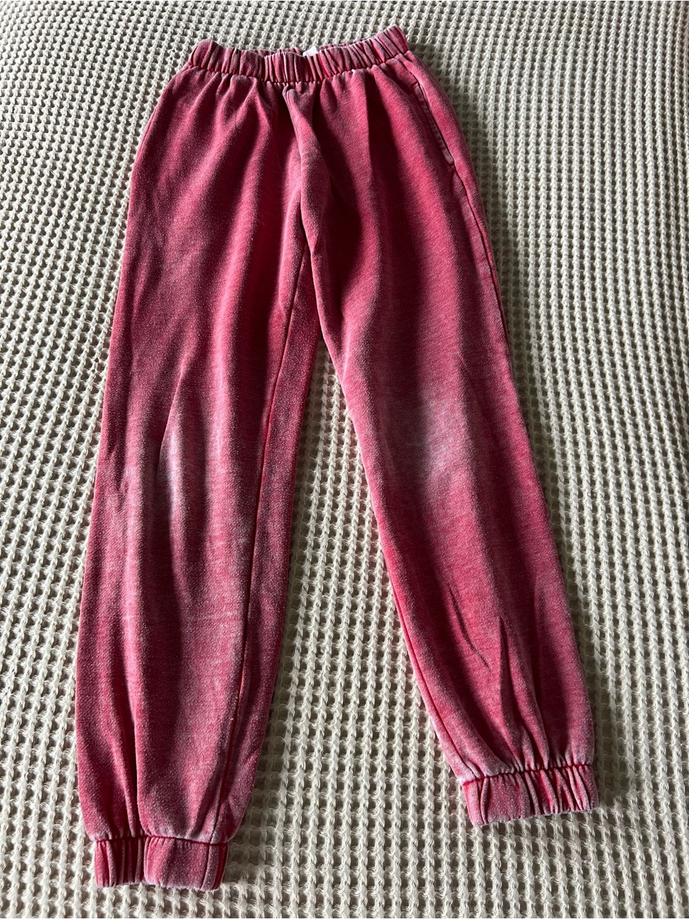 Red Pull-On Jogger Pants